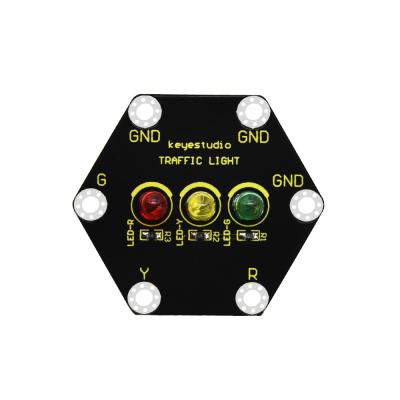 China BBC Micro:bit Keyestudio Honeycomb Traffic Light Module for BBC Micro:Bit for sale