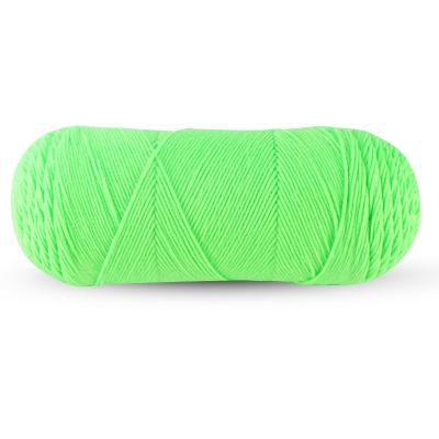 China Anti-pilling Wholesale Lenuo Hand Knitting Fancy Acrylic Yarn Crocheting Dye 5ply 100% High Bulk Solution Worsted for sale