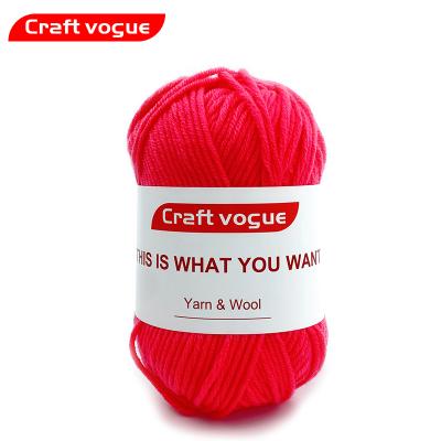 China Wholesale Cheap Anti-bacteria Craft Vogue Price Milk Cotton Yarn Cotton Yarn 3ply 4ply 5ply 50g 100g For Knitting Crochet for sale