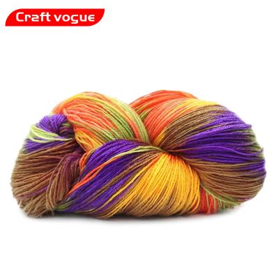 China Open End Top Selling Vogue Craft Anti-pilling Acrylic Yarn Skein Hot Soft Bulky Skeins Mix for sale