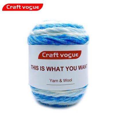 China Vogue Viable Hot Selling Craft Soft Acrylic Yarn Mixed Thread Cakes Wool Gradient Yarn For Hand Knitting for sale