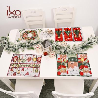 China New Disposable Christmas Knit Cloth Decoration Napkins For Table for sale