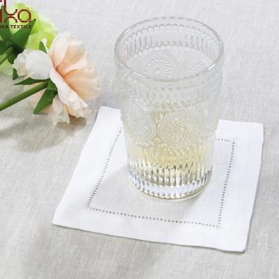 China Miltered Cocktail Day 100% Coaster Cup Sustainable Corner Canvas Mat for sale