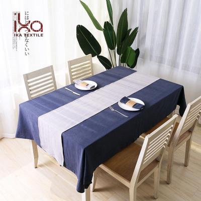 China Modern European Reusable Custom Made Cloth Logo Wedding Decoration Textile Table Cloth Tablecloth Leaf for sale