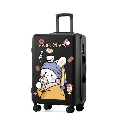 China Cheap Beauty Suitcase 3 Pcs Trolley Luggage With Retractable Shopping Bags Multi Color Trolley Fashionable Wheel Travel Suitcase for sale