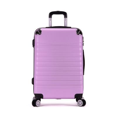 China New Customized ABS Luggage Set 3pcs Factory Wholesale Price Travel Luggage Case Wheel Baggage ABS Full Set PC Universal Model for sale