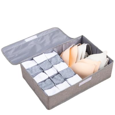 China Modern Underwear Storage Box Bra Underwear Plastic Socks Matching Box Tortorage Bag Student Dorm Matching Box Cosmetic Storage Bag for sale