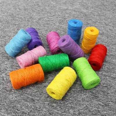 China 4mm*50m Jute Ball Jute Twine 3Ply Baling Twine For Gifts , DIY for sale