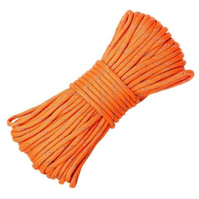 China Sports Toy Reflective Paracord 550, High Visibility 4mm Rope For Tent Camping Survival Rope for sale