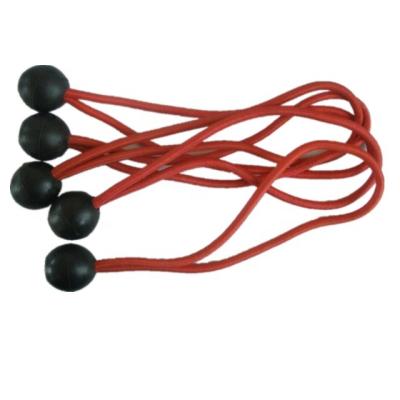 China PP 6inch Length 4mm Elastic Bungee Shock Rope With 27mm Plastic Ball For Down Link for sale