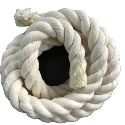 China 100% Cotton DIY COTTON TWISTED ROPE 16MM Natural Cotton Rope for sale