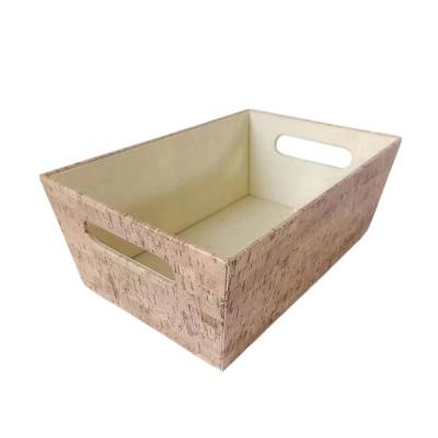 China Factory Wholesale Kitchen Customized Leather Basket Faux Leather Wine Storage Gift Basket Basket Organizer for sale