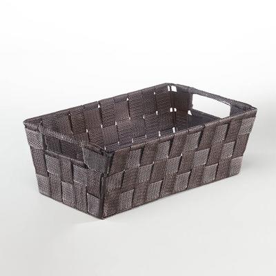 China Kitchen Hot Selling Basket Woven Strap Storage High Quality Handmade Nylon Basket for sale