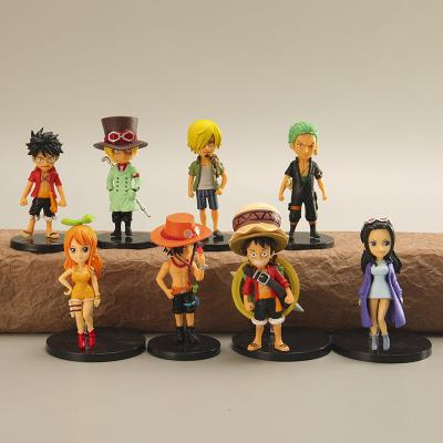 China MODEL TOY 8pcs cartoon figure set kids PVC figure anime ornaments with wholesale price for sale