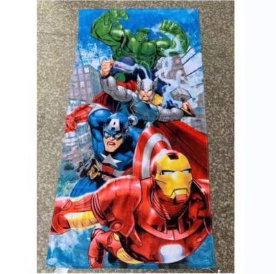 China Frozen Princess QUICK DRY Sofia Spiderman Kids Towel Kids Bath Towels Beach for sale