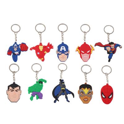 China PVC Anime Mini Action Number Key Chain Cartoon Keychain For Kids for sale