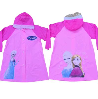 China Bachelorette Raincoat Frozen Princess Sofia Spiderman Kids Raincoats Children Rain Gear Cartoon Printing Rainwear for sale