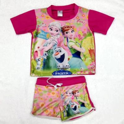 China Breathable Kids Sofia Princess Dora Swimwear Frozen Swimming Costume for sale