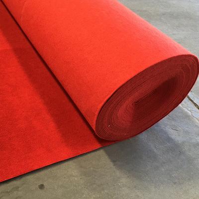 China High Quality Custom Waterproof Red Event Felt Carpet For Basketball Court Casino Mat for sale