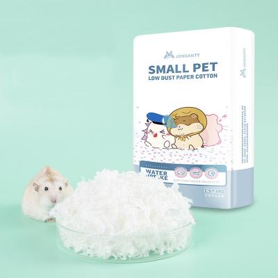 China Small Pet Hamster Deodorizer Paper Garbage Viable Dustproof Bedding For Small Pet Supplies for sale