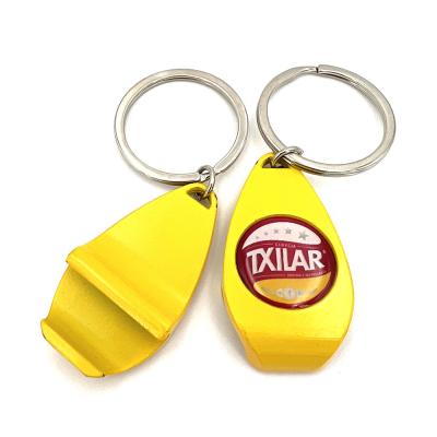 China Promotion Giveaway Premium Promotional Advertising Gift Customized Key Chain Bottle Opener for sale