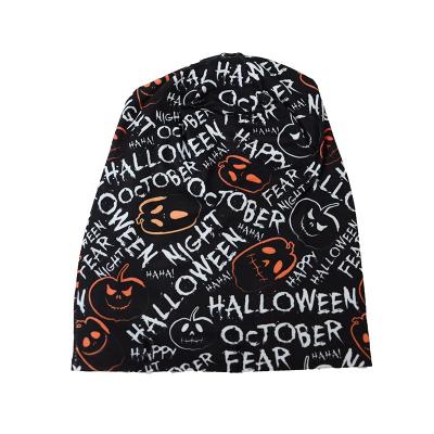 China Wholesale Autumn Winter Plush Hats for kids tollder fashion Halloween skull custom baby beanie for sale