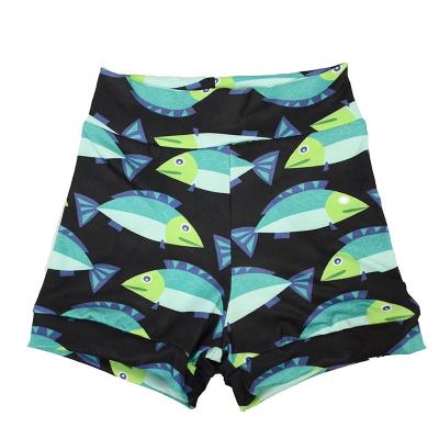 China Wholesale Anti-wrinkle Customization Fish Print Baby Boy Shorts Boutique Kids Summer Clothing for sale