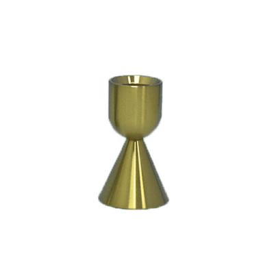 China American classic home decoration hotel wedding props candle cup handwork candlestick bronze metal furnishing items for sale