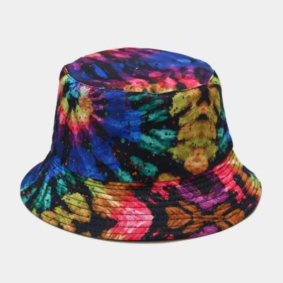 China New 3D Digital Printed Image 2021 Fisherman Hat Design Your Own Embroidery Bucket Hat for sale