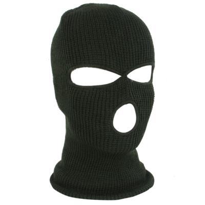 China JOINT Wholesale Custom Logo Balaclava Ski Cycling 3 Holes Full Face Ski Masks Embroidery Logo for sale