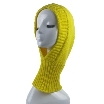 China COMMON Women Knitted Face Ski Masks Balaclava Hat Cap Beanie Hat Scarf Multifunctional Solid Color for sale