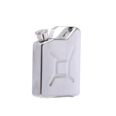 China Contemporary Hip Flask With Creative Portable Wine Pot Funnel Whiskey Stainless Steel Jug For Whiskey Liquor Personalized Men Gift for sale