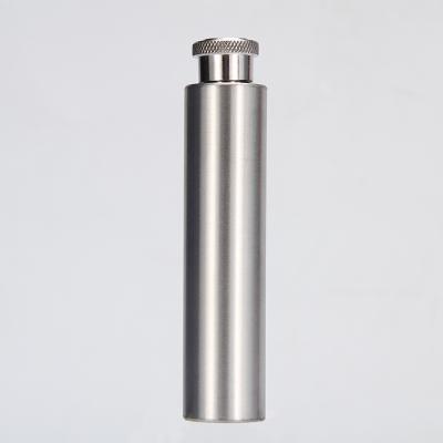 China Wholesale Stainless Steel Factory Sell High Quality 2Oz Stainless Steel Cylinder Hip Flask for sale