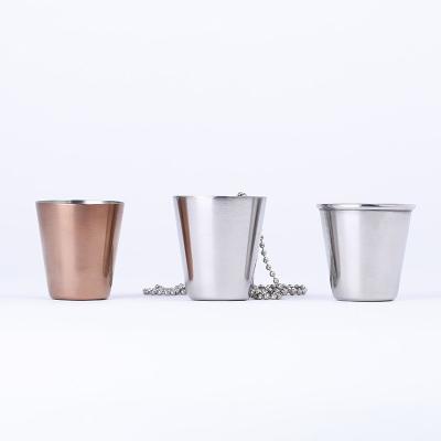 China Stainless Steel Promotion Personalized High Quality 1-2Oz Stainless Steel Win Cup for sale