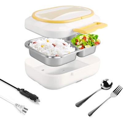 China Hot Selling Electric Food Heater Car Electric Food Display Self Heating Lunch Box for sale