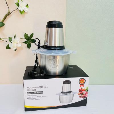 China High Efficiency Kitchen Fruit Blender Food Processor Chopper Meat Grinder Professional Electric Chopper for sale