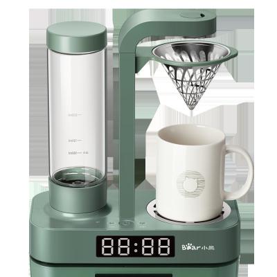 China Eco-friendly American Full Automatic Coffee Pot LED Screen Stainless Steel Tea Infuser Drip Household Coffee Machine for sale