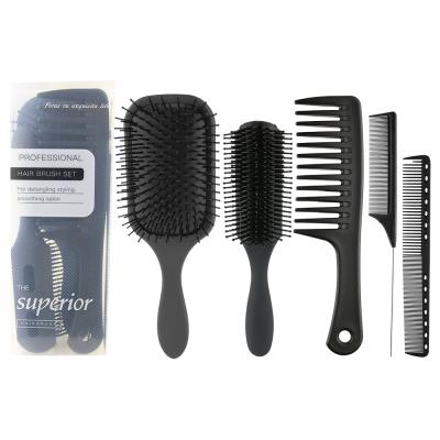 China Other Anti-Static Ceramic Carbon Tooth Brush Comb Fine Hair Brush Salon for sale