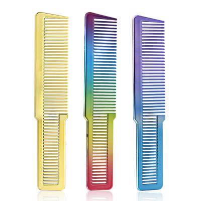 China Professional Salon Private Label Salon Use Stainless Steel Hair Cutting Comb for sale