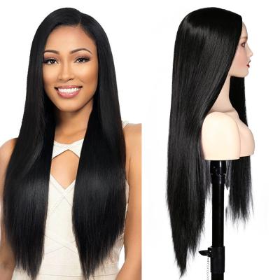 China Wholesale Straight Brazilian Hair HD Lace Front Wig, Virgin Cuticle Aligned Hair Full Lace Wig, 13*4 Lace Frontal Wig For Black Women for sale