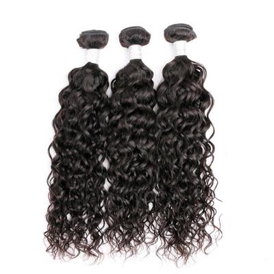 China Wholesale Raw Unprocessed Virgin Brazilian Hair Bundles Natural Curly Mink Water Wave Hair Bundles Vendor Natural Curly Hair for sale