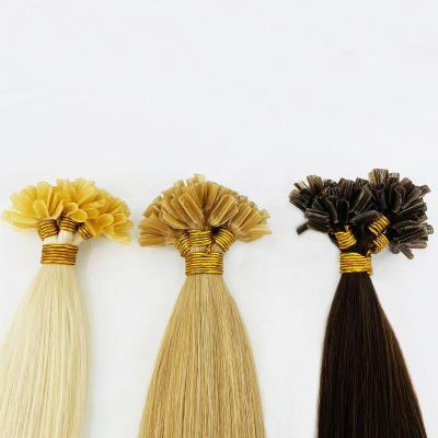 China Raw Wave Silky Straight Factory I Tip Indian Natural Hair Extensions 100% 1 Gram India Hair Wholesale for sale