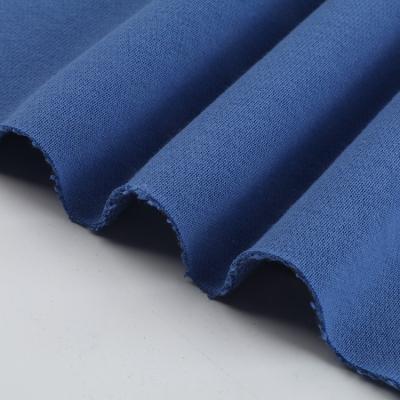 China Custom Wholesale 320g Fleece Xuhuang Factory Color Combed Cotton To Shear Plain Material Cloth For Fashion for sale