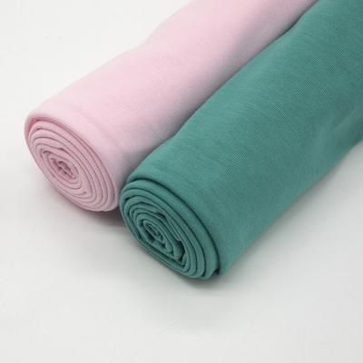 China Cotton stain accept color factory sale singlet style 26s direct custom shirting 100% knit cotton fabric for sale