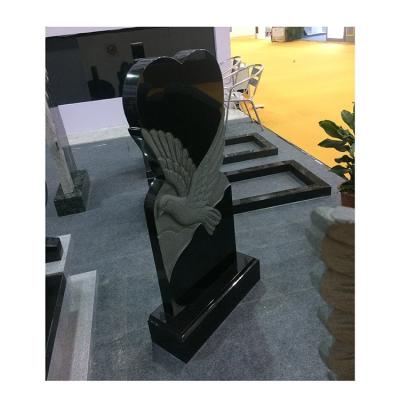 China Factory Price China EUROPEAN Black Granite Monument / Tombstone / Headstone for sale