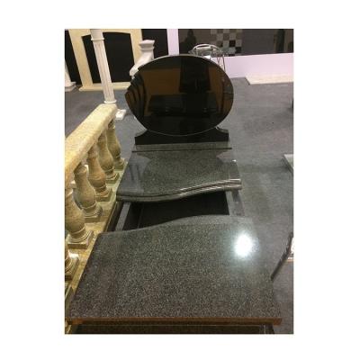 China EUROPEAN China Black Flat Granite Tombstone And Monument Cover Slab With Factory Price for sale