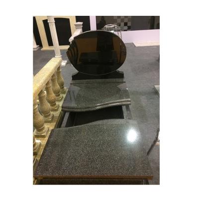 China Cheap Small Size Black Granite Book Shape Grave Headstone Monument Open Headstone EUROPEAN for sale