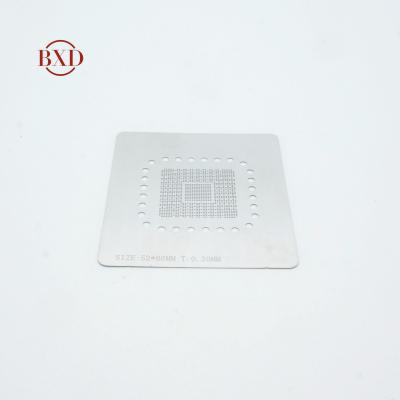 China Stencil For BGA Switch Reballing Stencils Steel Solder Ball Template For BGA Switch Stencil 52 x 60 mm for sale