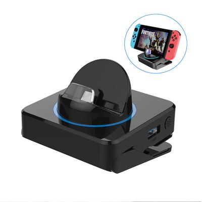 China for Nintendo Switch Video Converter Charging Dock for Switch Console Portable Base for NS 7.3x7.3x5cm for sale