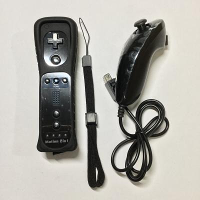 China Built in Motion Plus Remote for Wii Nunchuck Controller for Nintendo Wii Remote Nunchuck Set for Wii for sale